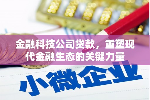 旬邑金融科技公司贷款，重塑现代金融生态的关键力量