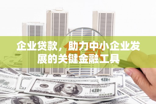 旬邑企业贷款，助力中小企业发展的关键金融工具