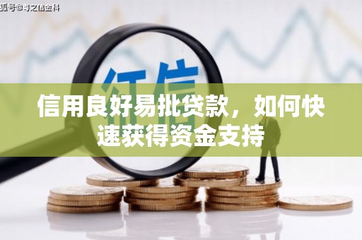 旬邑信用良好易批贷款，如何快速获得资金支持
