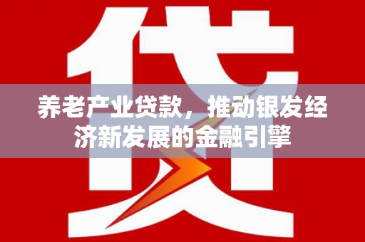 旬邑养老产业贷款，推动银发经济新发展的金融引擎