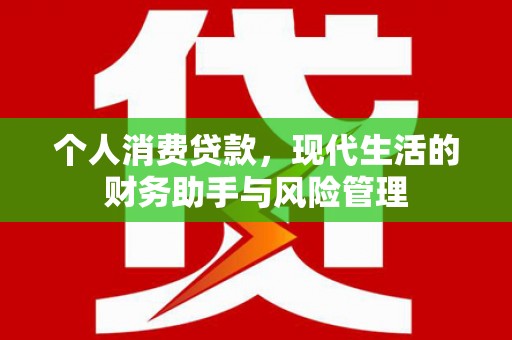 旬邑个人消费贷款，现代生活的财务助手与风险管理